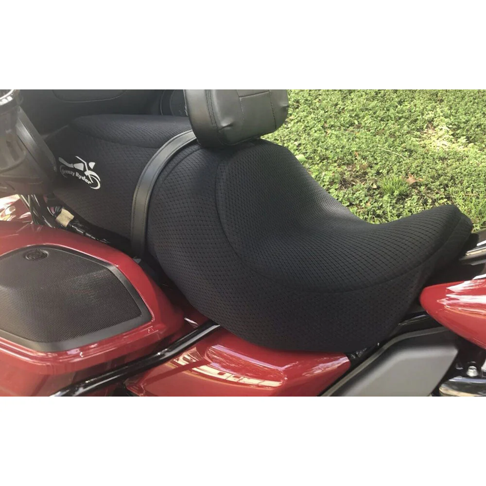 Breezy Ryder HD-1001-RK-1 Custom Seat Cover for 1993-2023 Harley-Davidson® Touring Motorcycles - Image 3