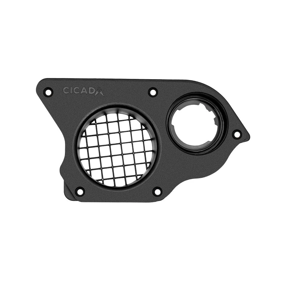 Cicada Audio 24HDPORT3 3" Right Angles Port with Pass-Through Plugs for 2024-Up Harley Davidson® Motorcycles - Image 3