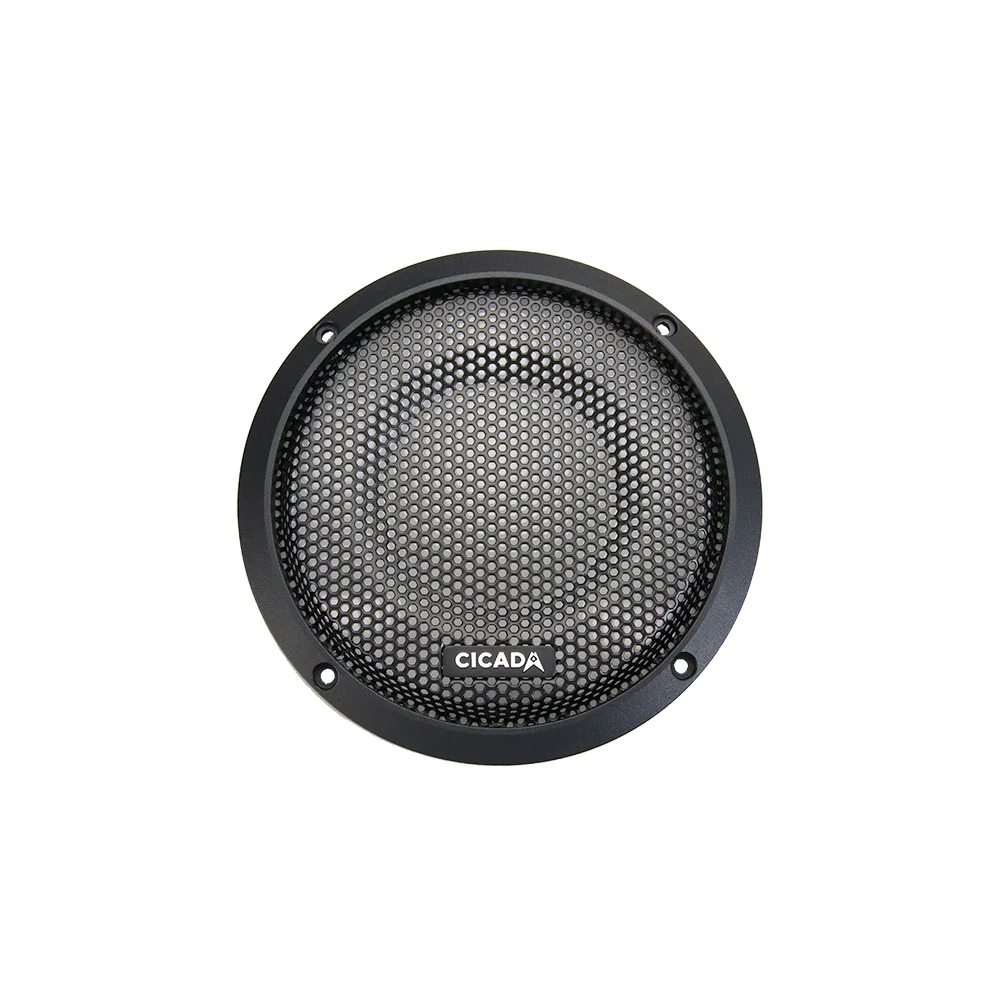 Cicada Audio CBG65L 6.5" Lip Style Black Aluminum Ring Billet Grilles for 2014-2023 Harley Davidson® Motorcycles - Image 6