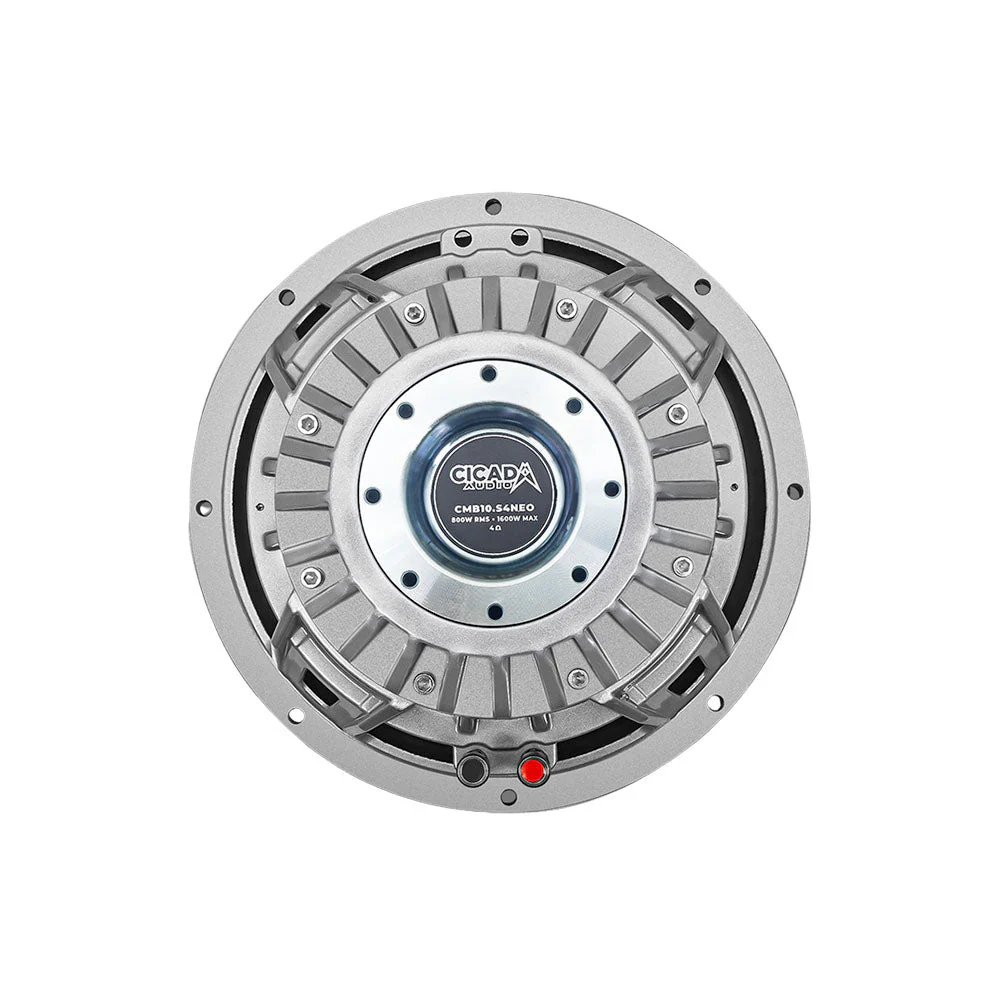 Cicada Audio CMB10.S4NEO 4-Ohm 10" Pro Mid-Bass Driver with CMC and NEO Technology for Saddlebag Lid Locations on Harley Davidson® Motorcycles ( CMB10S4NEO ) - Image 4