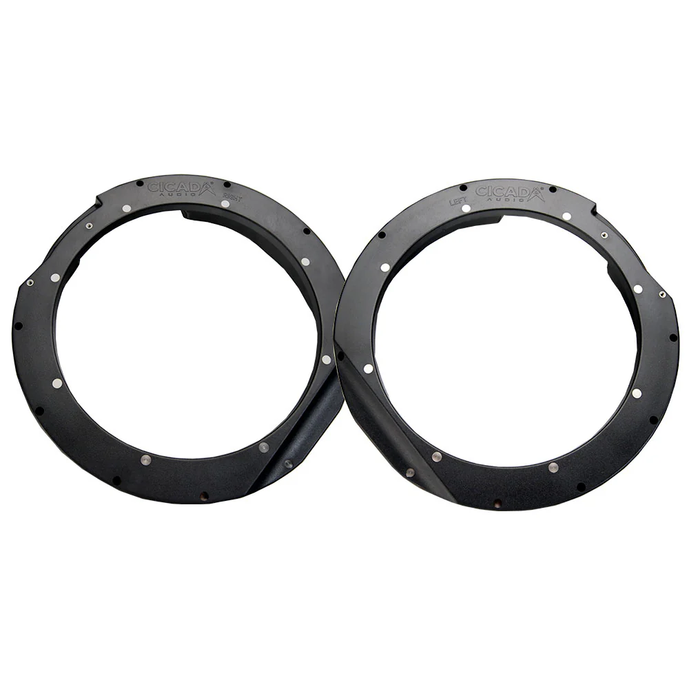 Cicada Audio 14HDRING10 Complete 10" Mid-Bass/Woofer Saddlebag Mounting Kit for 2014-2023 Harley Davidson® Motorcycles - Image 2