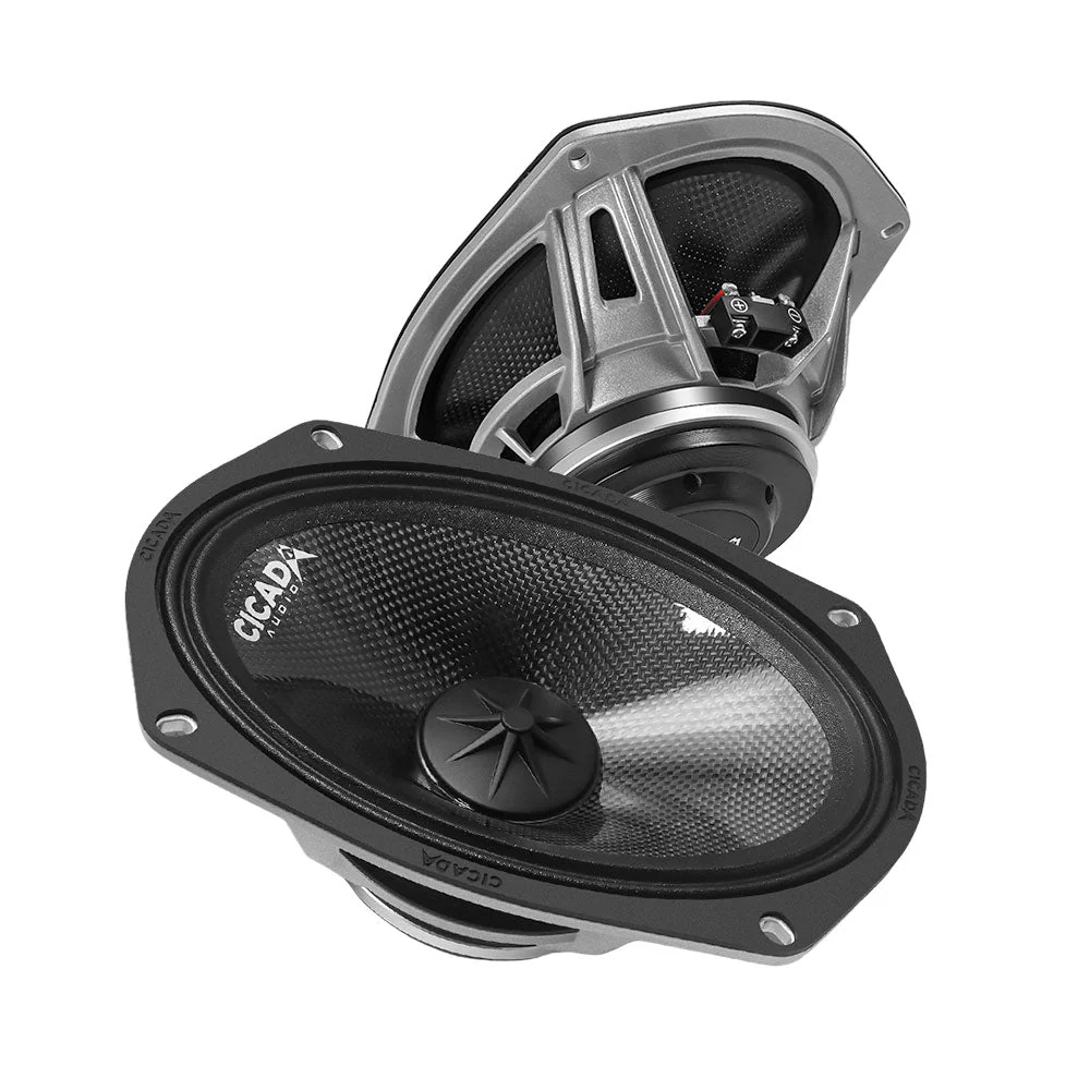 Cicada Audio CM69.4X 6x9" 4-Ohm Mid-Bass Component Speakers for Rear Locations on Harley Davidson® Motorcycles ( CM694X ) - Image 4