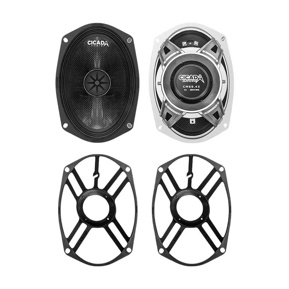 Cicada Audio CXK69.4 4-Ohm Mid-Bass Component 6x9 Speaker Kit for Saddlebag Location on Harley Davidson® Touring Motorcycles ( CXK694 ) - Image 4
