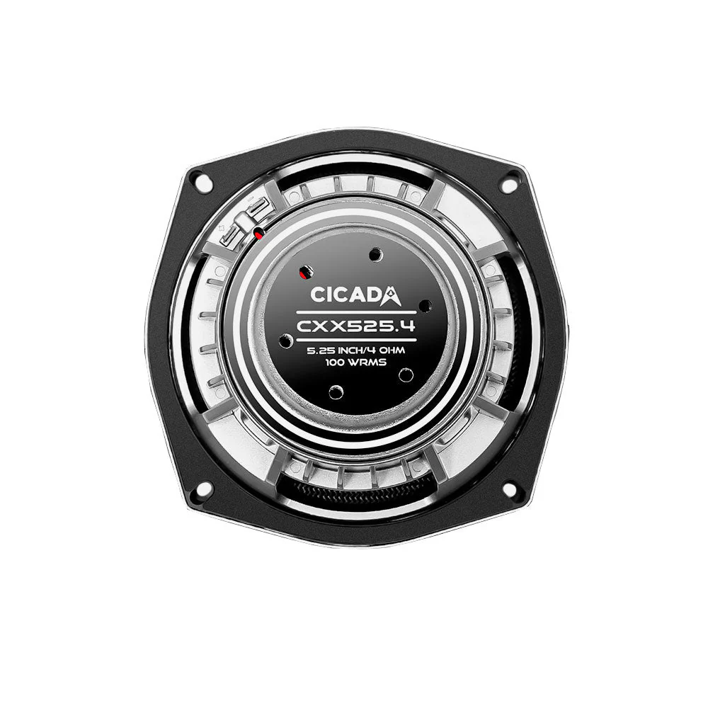 Cicada Audio CXX525.4 5.25" 4-Ohm Pro Coaxial Speakers for Harley Davidson® Motorcycles ( CXX5254 ) - Image 5
