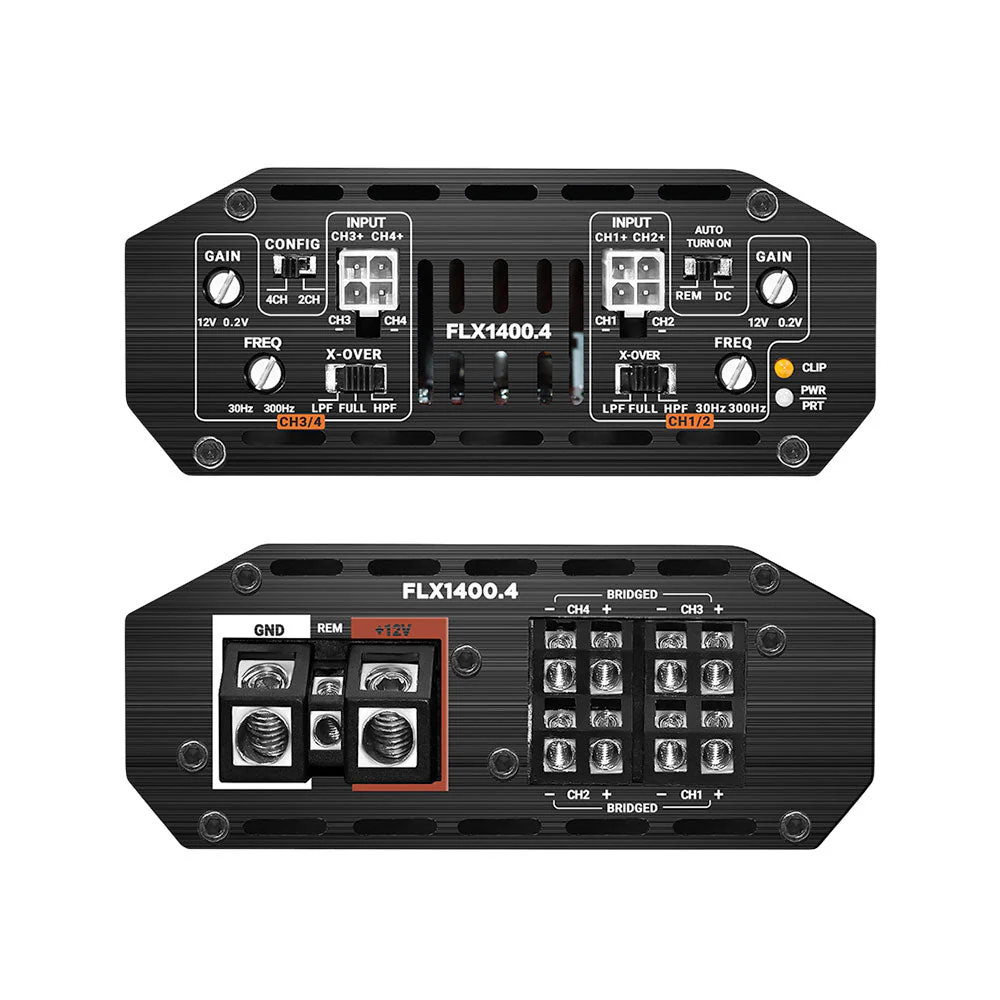 Cicada Audio FLX1400.4 350w x 4CH Pro Amplifier for Harley Davidson® Motorcycles ( FLX14004 ) - Image 3