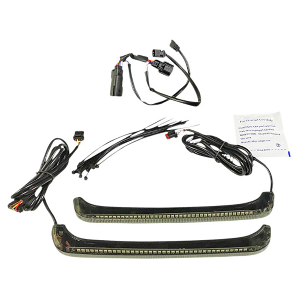 Custom Dynamics CD-LPDC-BCM4-S / 2040-2687 Low Profile BAGZ LED Saddlebag Lights with Sequential Amber Turn Signal Lenses for 2014-2022 Harley Davidson® CVO Motorcycles ( 20402687 ) - Image 3