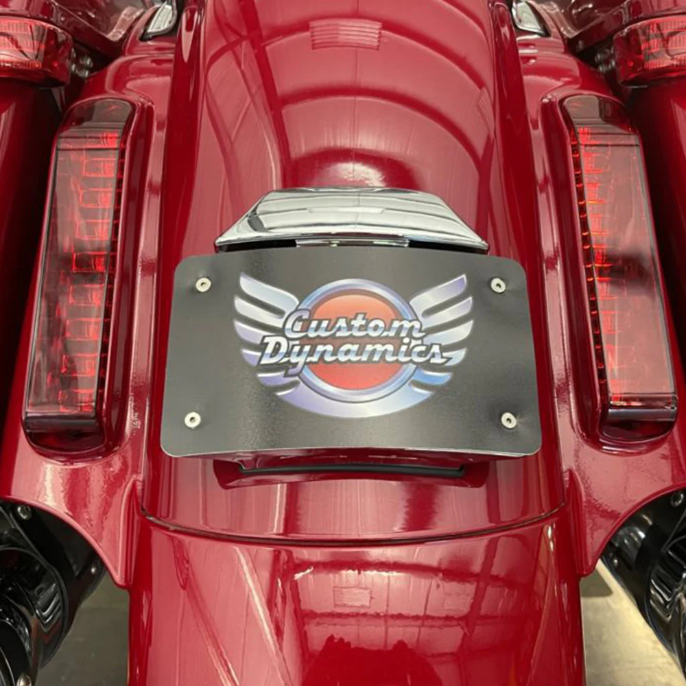 Custom Dynamics CD-CVO-MOUNT Replacement License Plate Mount for 2014-2026 Harley Davidson® CVO Street Glide and CVO Road Glide Motorcycles - Image 5