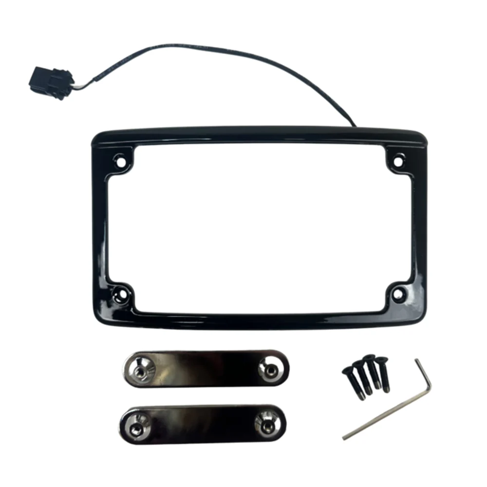Custom Dynamics Radius LED License Plate Frame for 2023.5-2026 Harley Davidson® CVO Motorcycles and 2024-Up Base Model Street Glide and Road Glide - Image 5