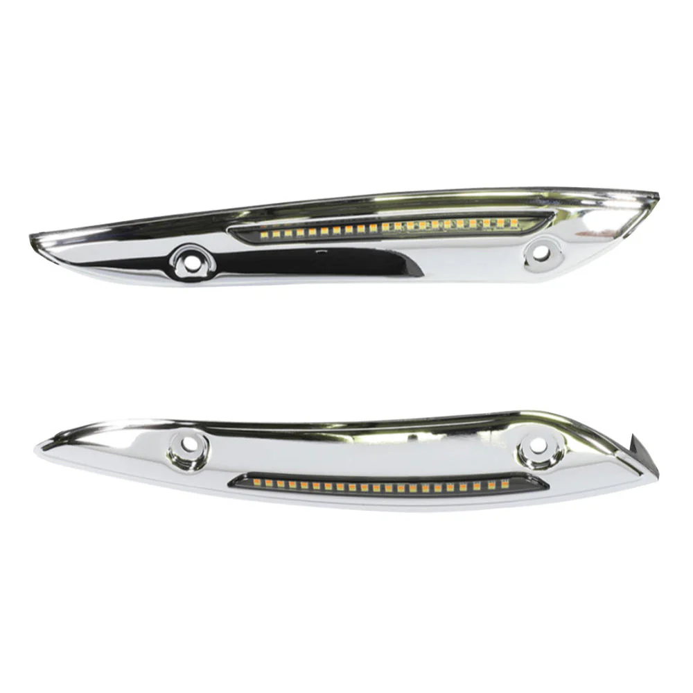 Custom Dynamics LED Windshield Trim Turn Signals for 2015-2025 Harley Davidson® Road Glide Motorcycles - Image 4