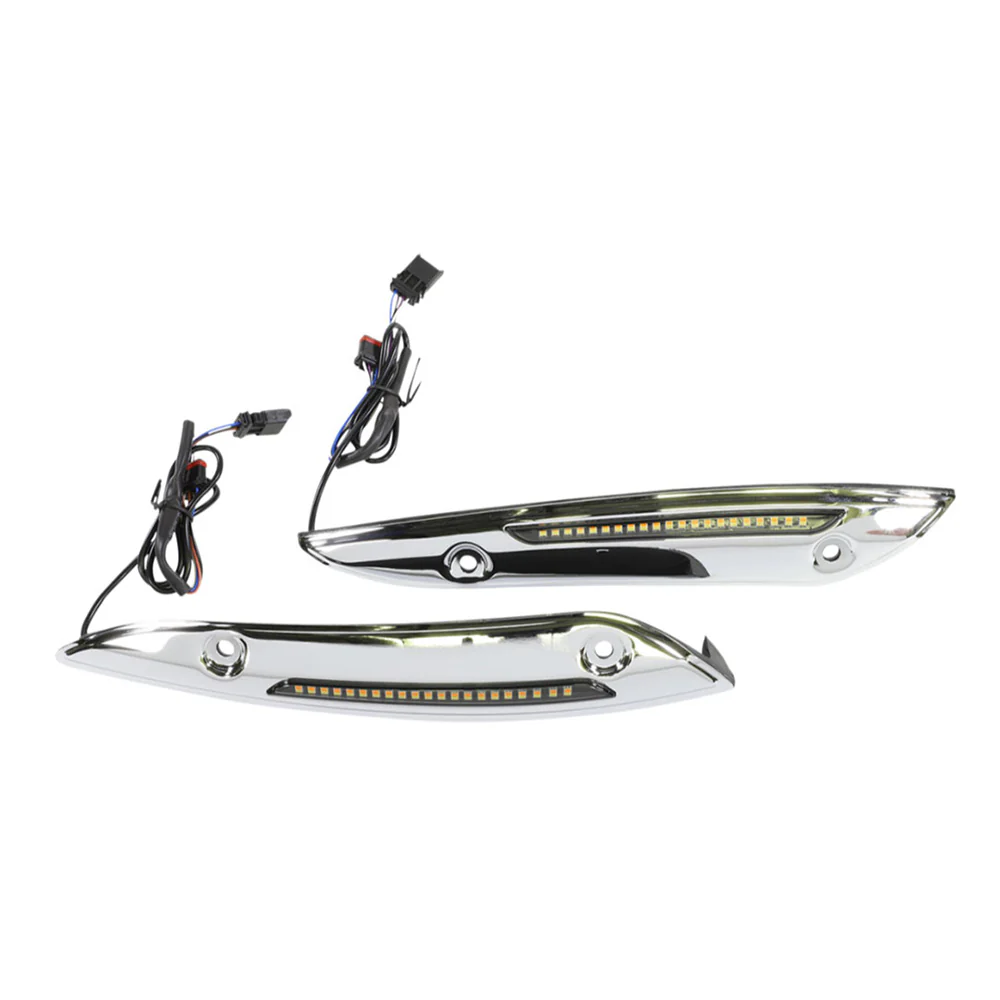 Custom Dynamics LED Windshield Trim Turn Signals for 2015-2025 Harley Davidson® Road Glide Motorcycles - Image 5