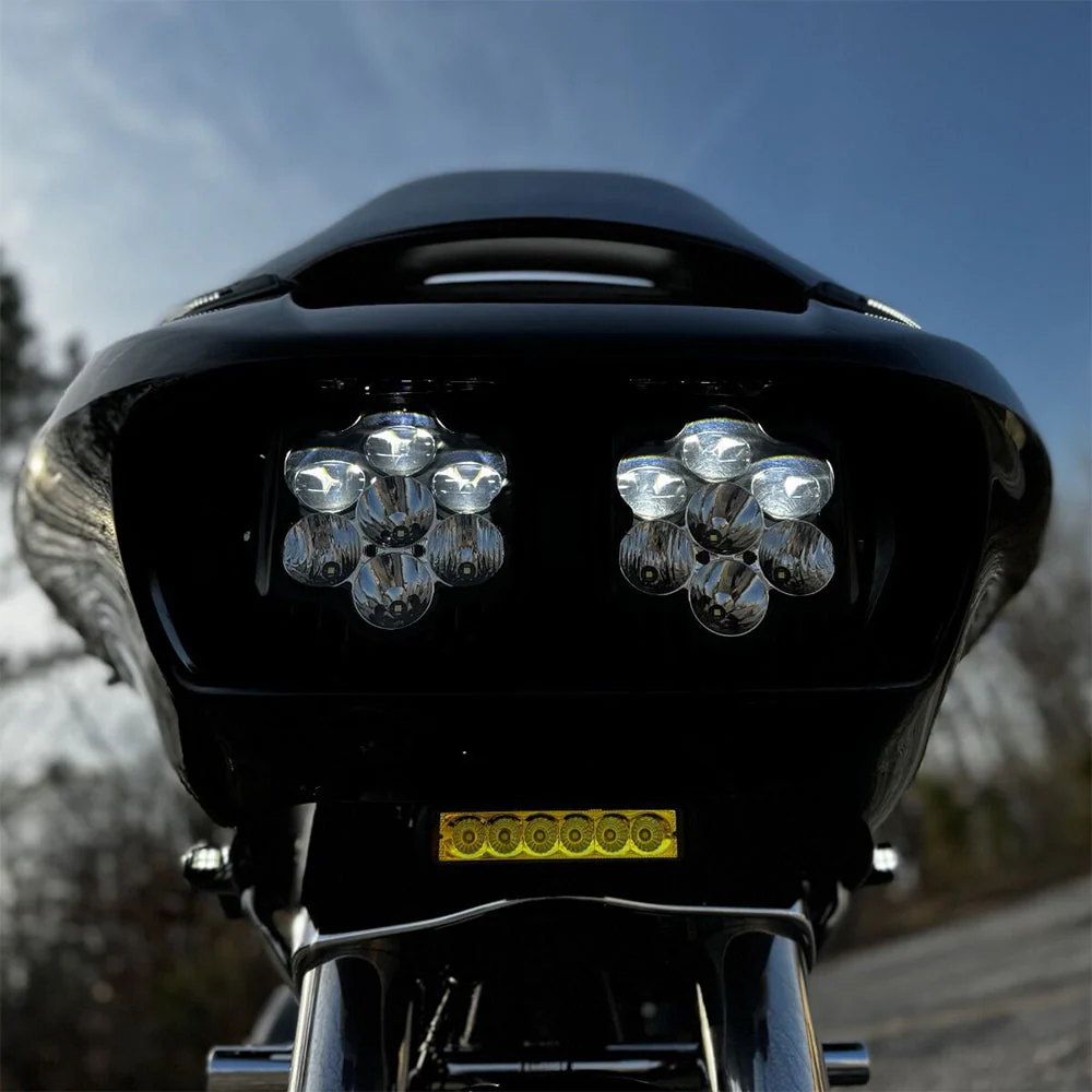 Custom Dynamics Shark Demon SD2-RG-WW Performance LED Headlight Kit for 2015-2023 Harley Davidson® Road Glide Motorcycles ( 20012790 ) - Image 5