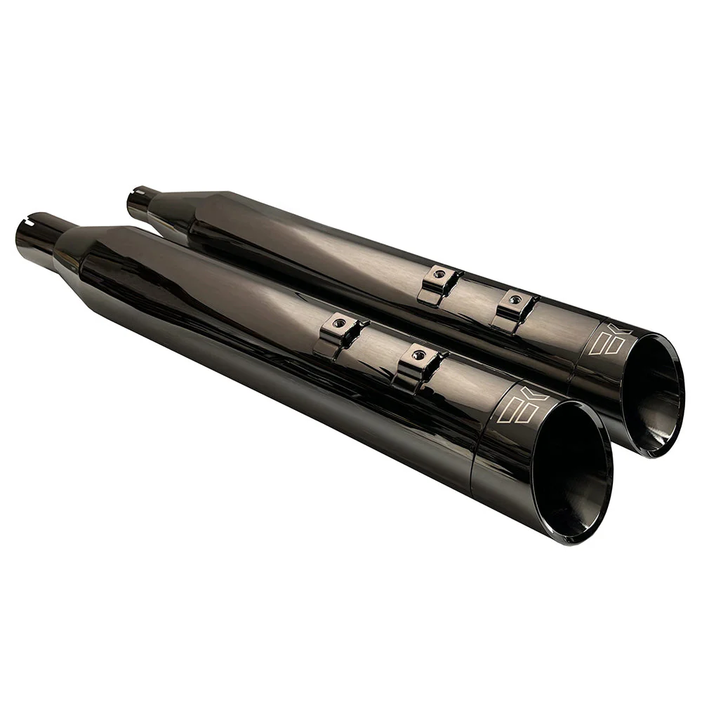 Khrome Werks HP-Plus 4.5" Slip-On Mufflers with Tips for 2017-2026 Harley Davidson® Touring Motorcycles - Image 4