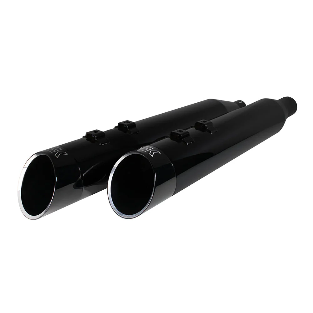 Khrome Werks HP-Plus 4.5" Slip-On Mufflers with Tips for 2017-2026 Harley Davidson® Touring Motorcycles - Image 6