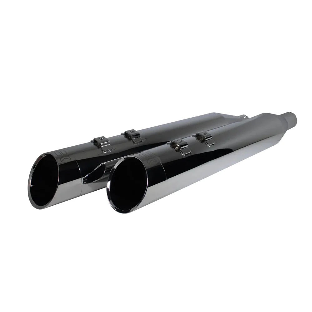 Khrome Werks HP-Plus 4.5" Slip-On Mufflers with Tips for 2017-2026 Harley Davidson® Touring Motorcycles - Image 7
