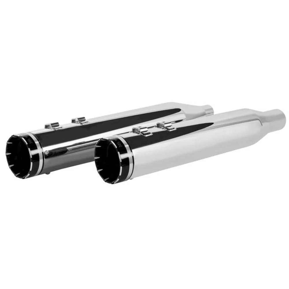 Khrome Werks HP-Plus 4.5" Slip-On Mufflers with Tips for 2017-2026 Harley Davidson® Touring Motorcycles - Image 9