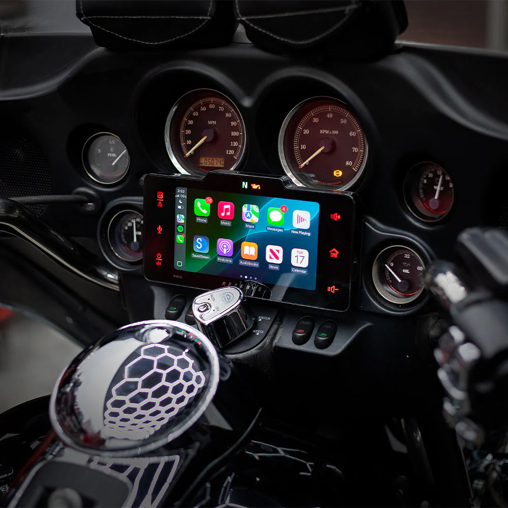 SoundStream Reserve WHD.SG Plug-N-Play Upgrade Headunit for 1998-2013 Harley Davidson® Street Glide with Wireless Apple CarPlay®, Android Auto® & SiriusXM Ready® ( WHDSG ) - Image 5