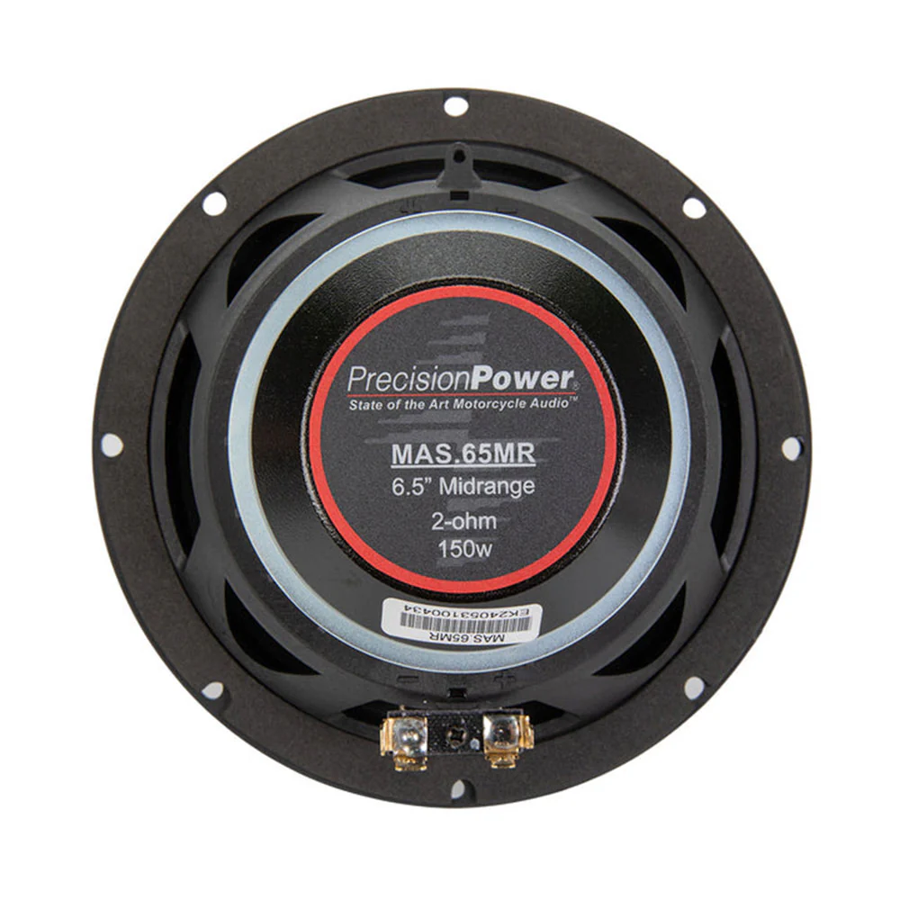 Precision Power MAS.65MR 6.5" 2 Ohm High Efficiency Midrange Speakers for Harley Davidson® Motorcycles ( MAS65MR ) - Image 5