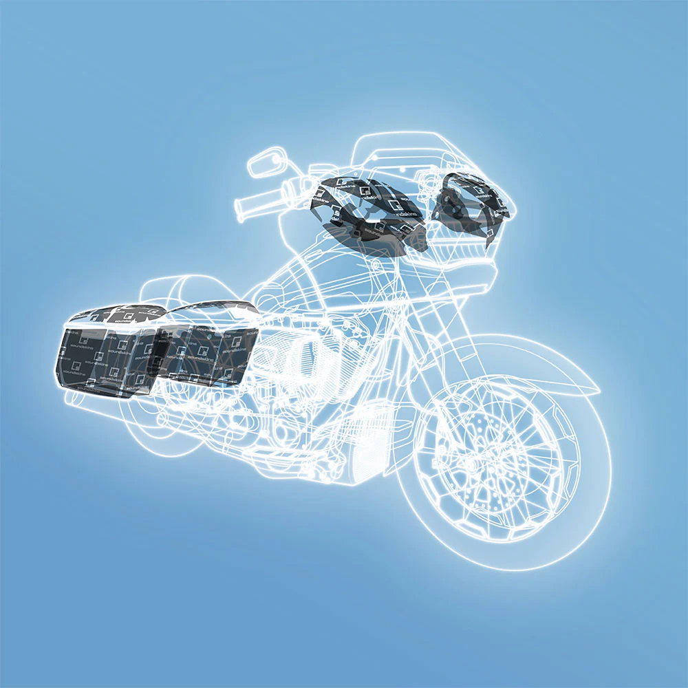 SoundSkins Pro Saddlebag Kit for 2024+ Harley Davidson® Touring Models ( For New Body Style Motorcycles ) - Image 3