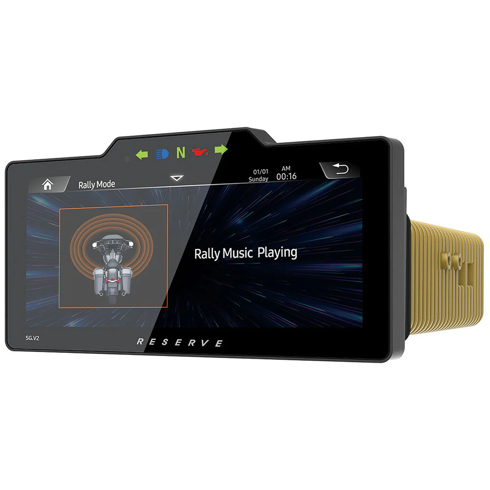 Soundstream Reserve SG.V2 1998-2008 Plug-N-Play Head Unit for Harley Davidson® Street Glide, Electra Glide, and Ultra Motorcycles with Wireless Apple CarPlay®, Android Auto, & SiriusXM Ready® ( SGV2 ) - Image 8