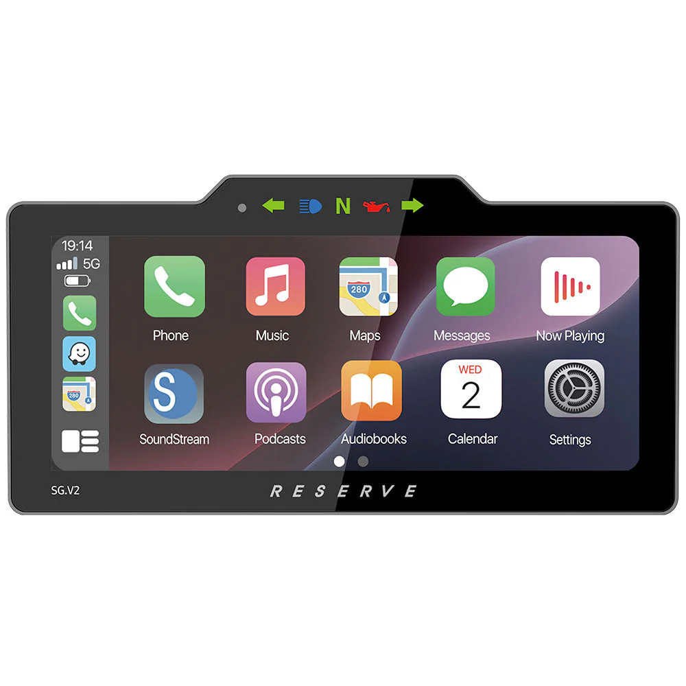 Soundstream Reserve SG.V2 1998-2008 Plug-N-Play Head Unit for Harley Davidson® Street Glide, Electra Glide, and Ultra Motorcycles with Wireless Apple CarPlay®, Android Auto, & SiriusXM Ready® ( SGV2 ) - Image 3