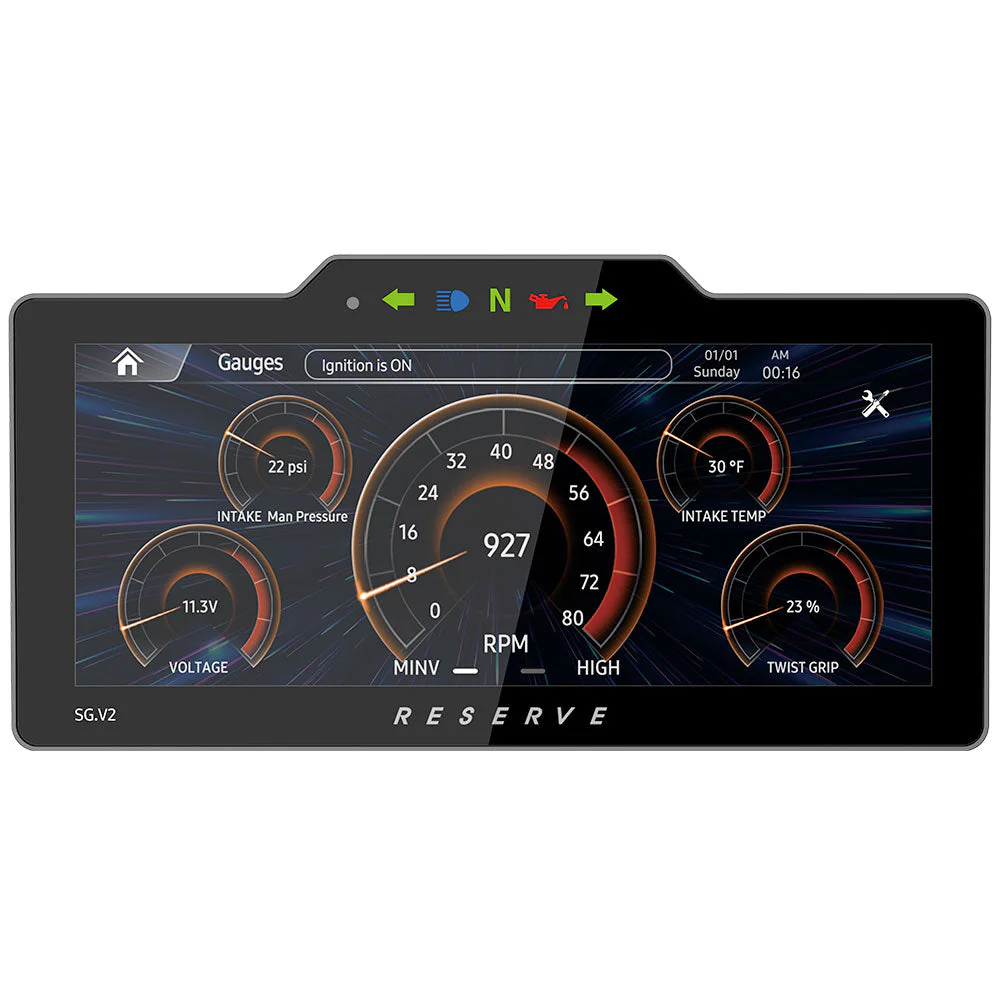 Soundstream Reserve SG.V2 2009-2013 Plug-N-Play Head Unit with Optional RR2 Module that allows Digital Gauges, Pop-Up Warnings, and Advance Thumb Control Functionality for Harley Davidson® Street Glide Motorcycles ( SGV2 ) - Image 6