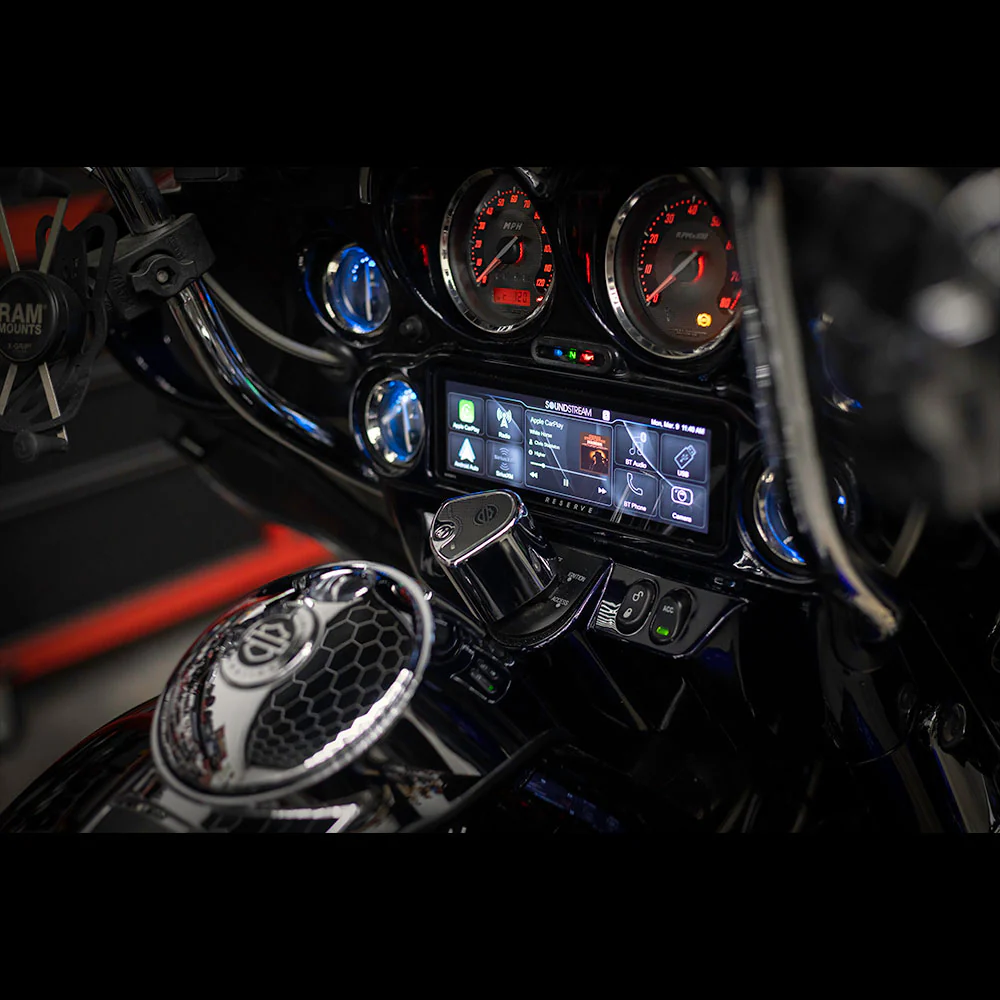 Soundstream Reserve WHD.9813 Plug-N-Play Multimedia Head Unit For 1998–2013 Harley Davidson® Touring Series Motorcycles ( WHD9813 ) - Image 10