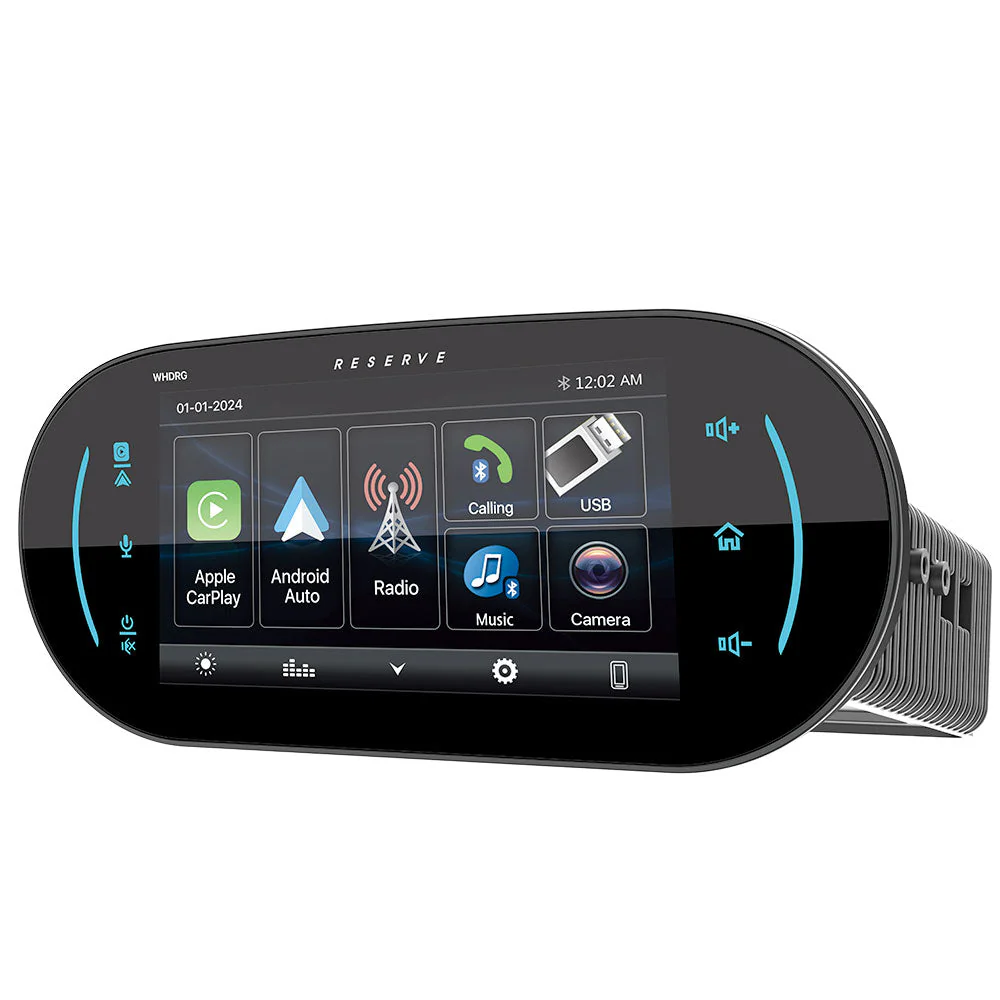 Soundstream Reserve WHD.RG 1998-2013  Plug-N-Play Head Unit for Harley Davidson® Road Glide Motorcycles with Wireless Apple CarPlay®, Android Auto, & SiriusXM Ready® ( WHDRG ) - Image 9