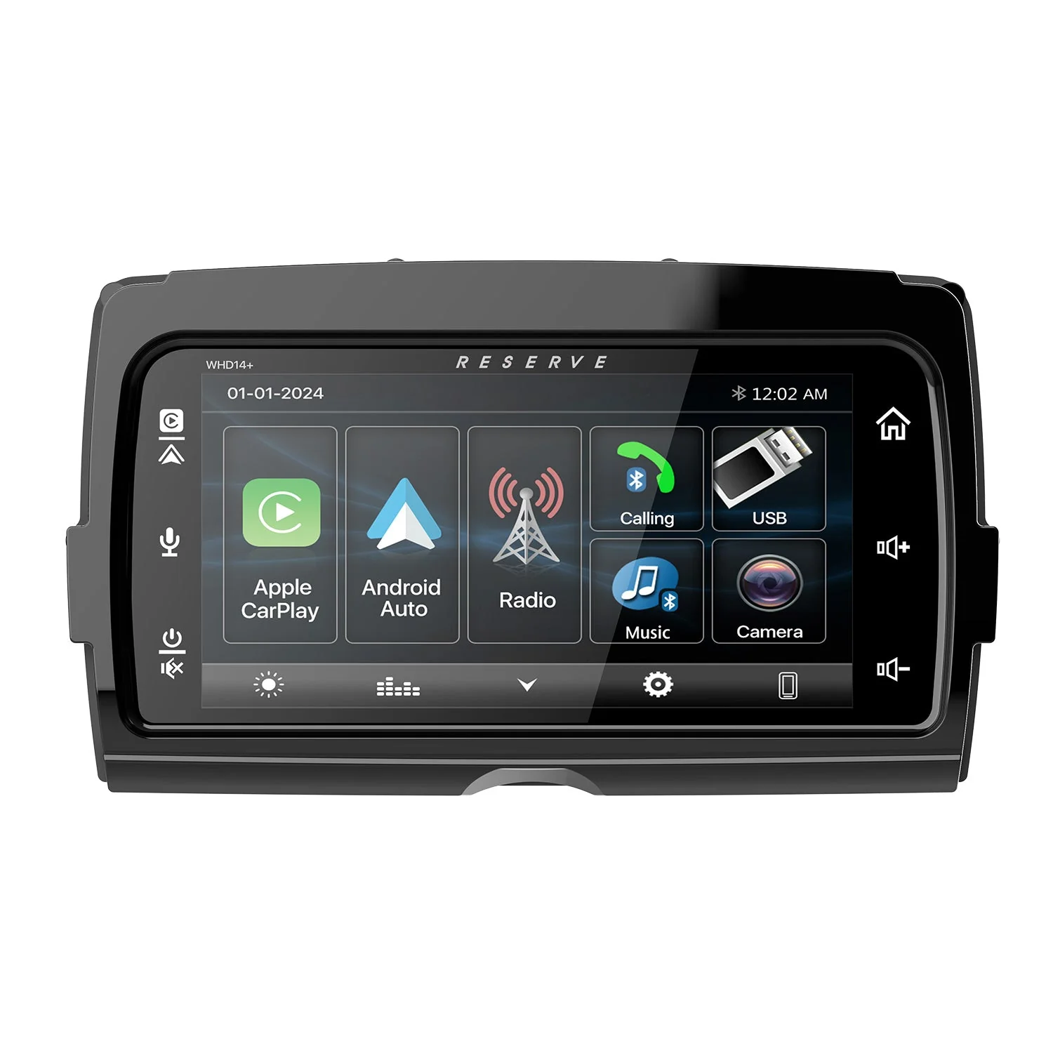 SoundStream Reserve WHD14+ Plug & Play Headunit For 2014-2025 Harley Davidson® Electra Glide Standard & Electra Glide / Road Glide Police Motorcycles - Image 5